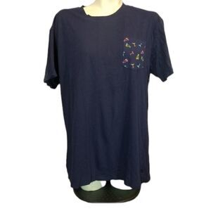 Hawke & Co Navy Sleep Shirt Size Large‎